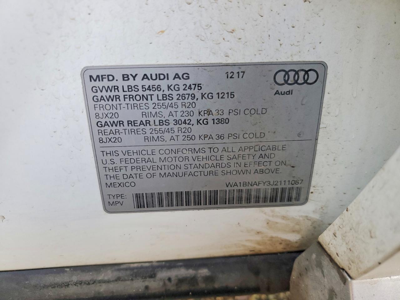 2018 Audi Q5 Premium Plus