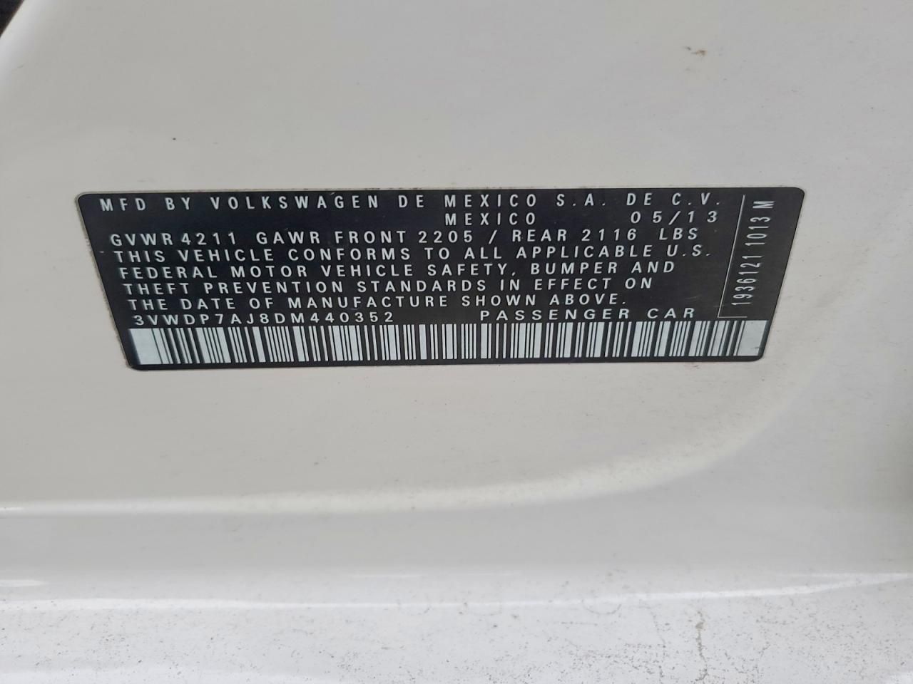 2013 Volkswagen Jetta se