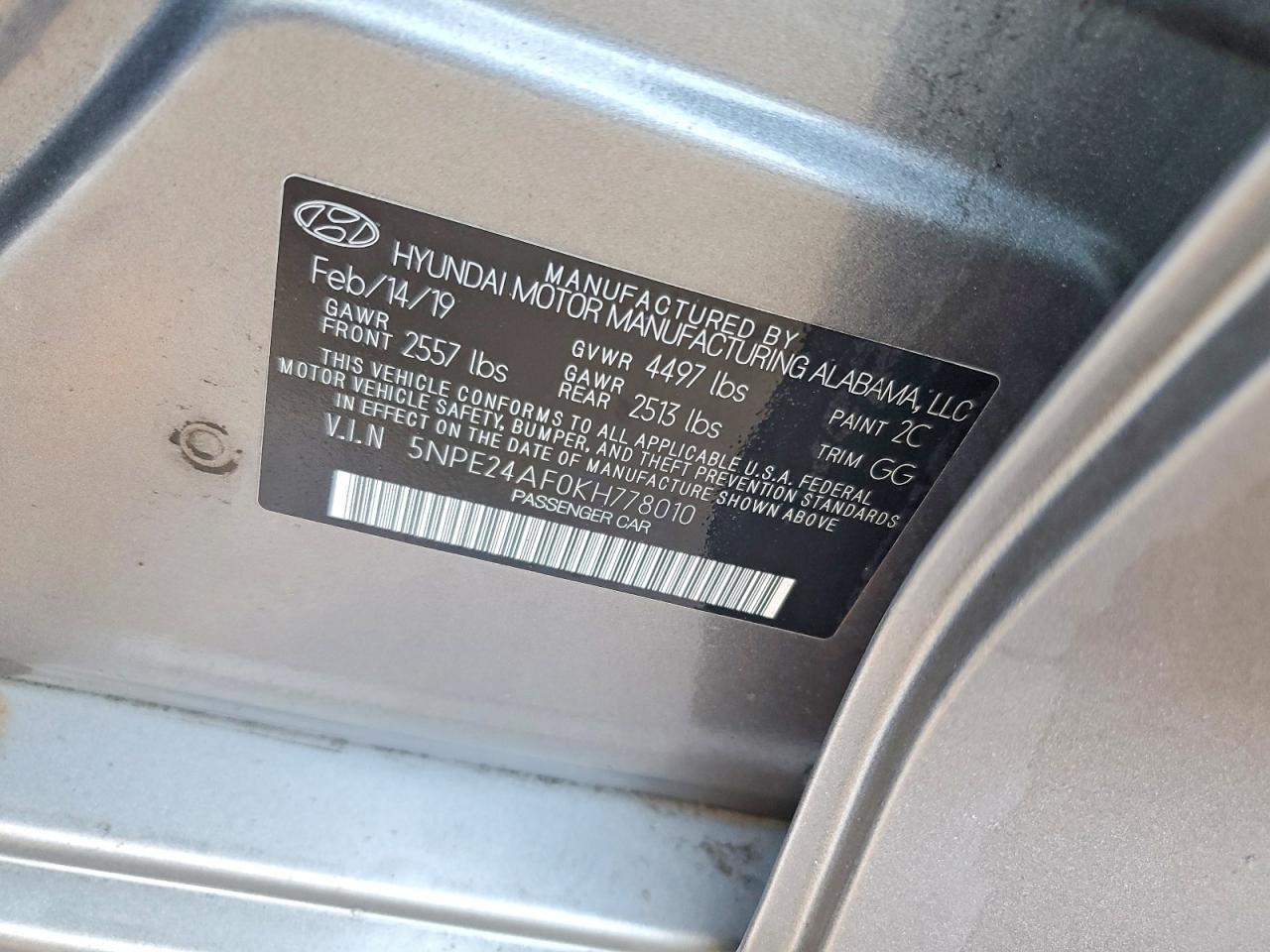 2019 Hyundai Sonata se