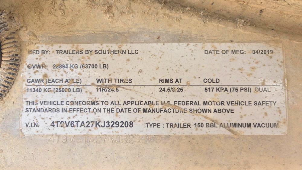 2019 South 2019 Fuel Tank Trailer