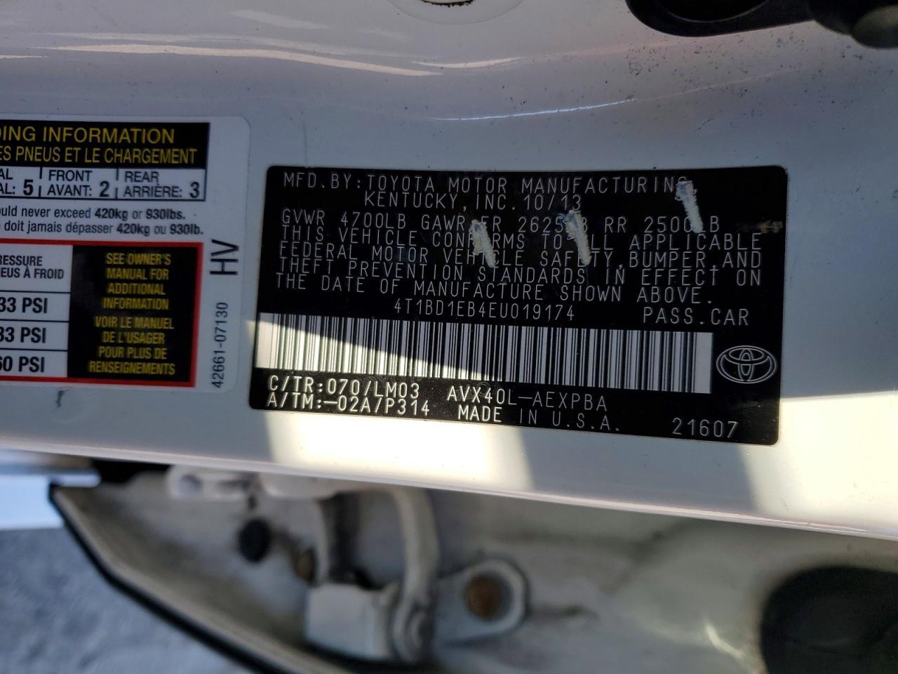 2014 Toyota Avalon Hybrid