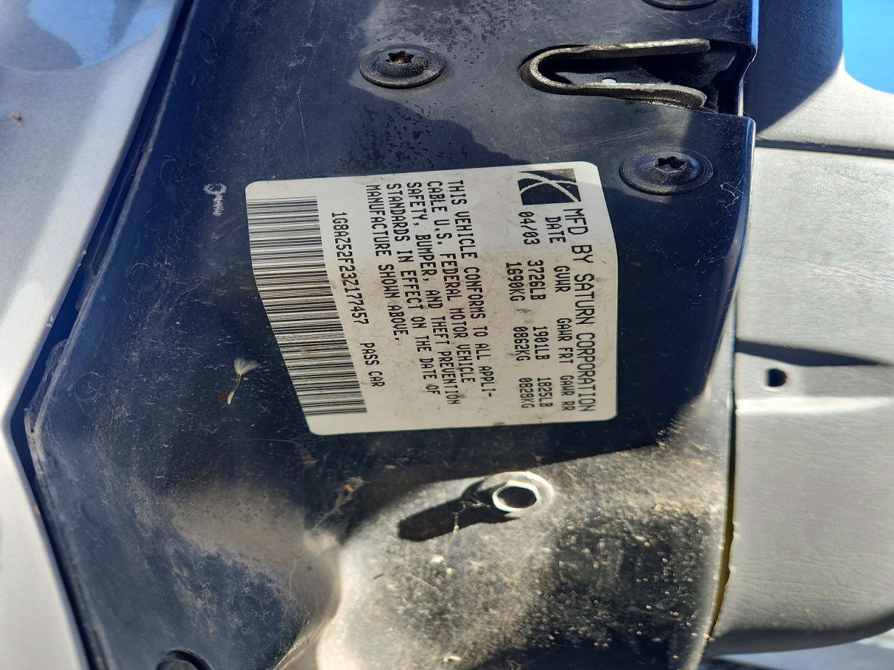 2003 Saturn Ion Level 2