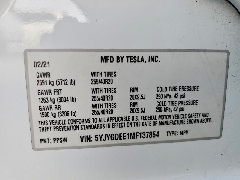 2021 Tesla Model y