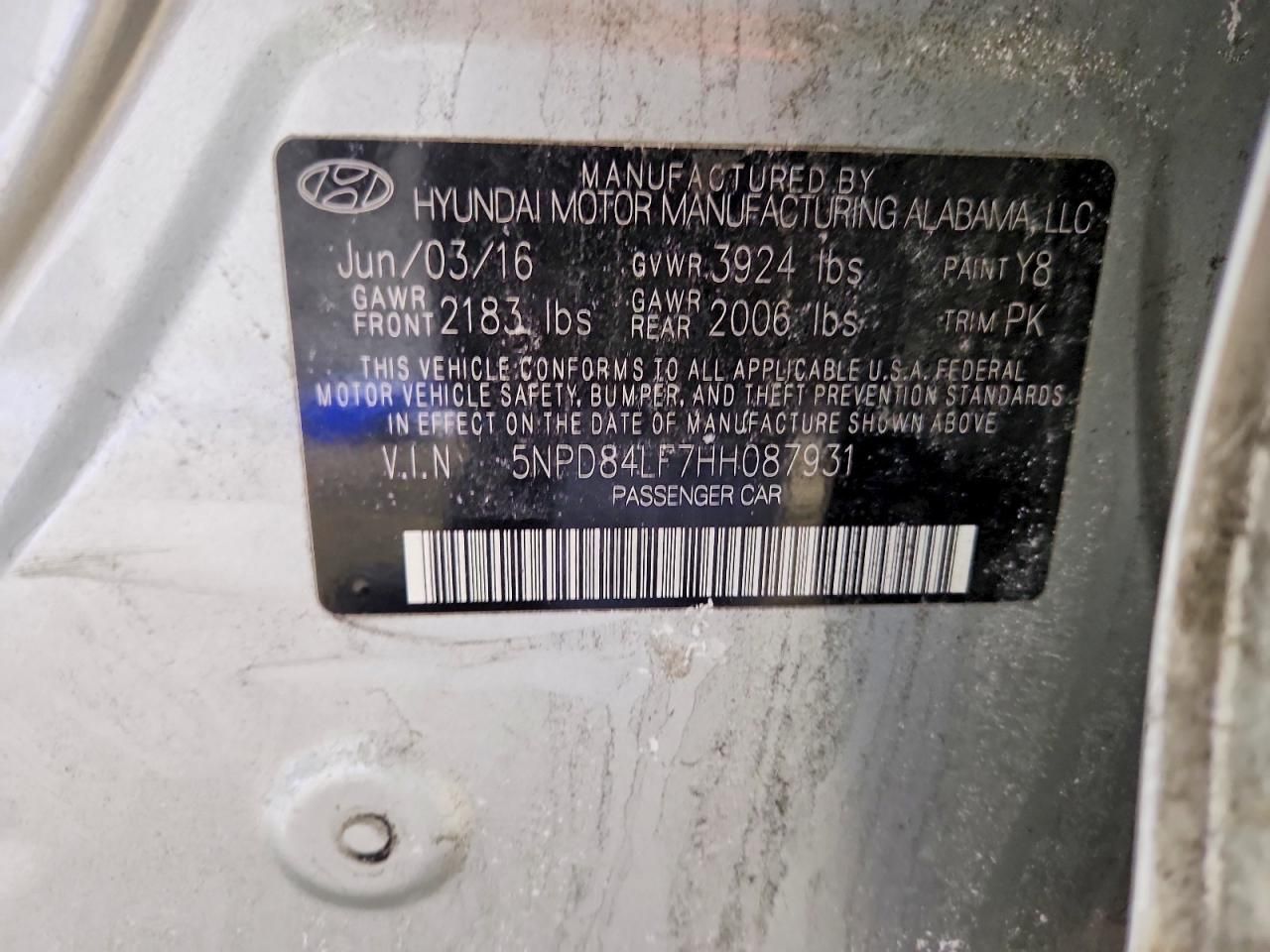 2017 Hyundai Elantra se