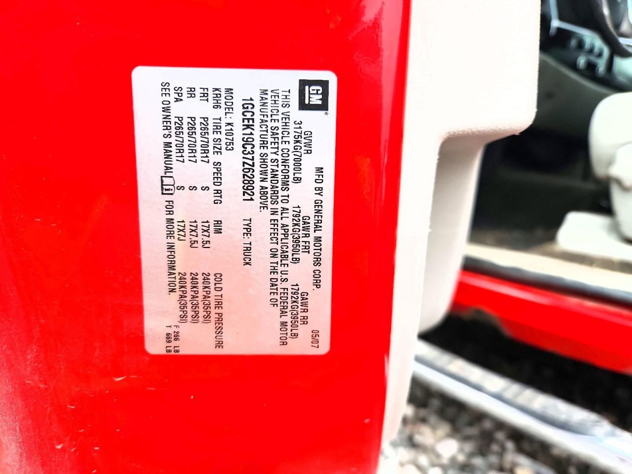 2007 Chevrolet Silverado K1500