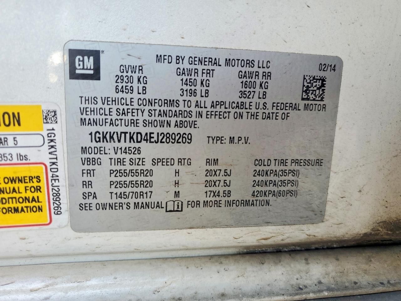 2014 GMC Acadia Denali