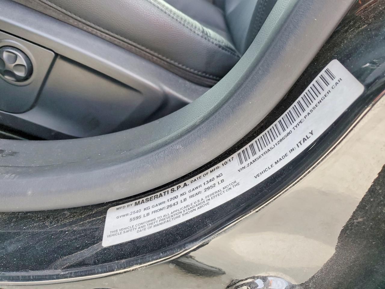 2018 Maserati Quattroporte s