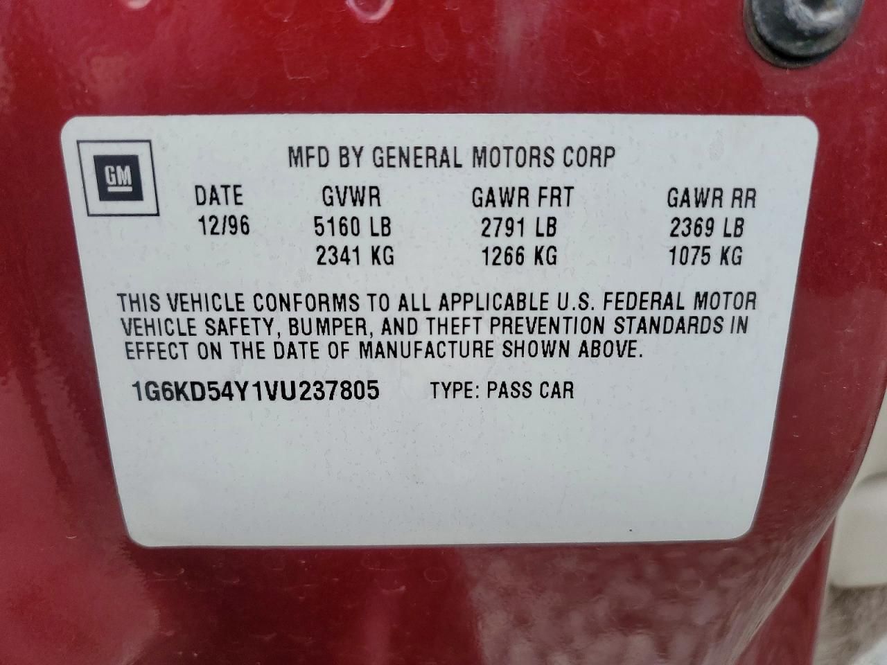 1997 Cadillac Deville