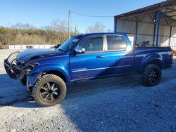 Salvage cars for sale from Copart Cartersville, GA: 2006 Toyota Tundra Double cab SR5