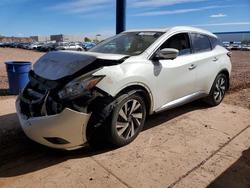 Nissan Murano salvage cars for sale: 2018 Nissan Murano Platinum