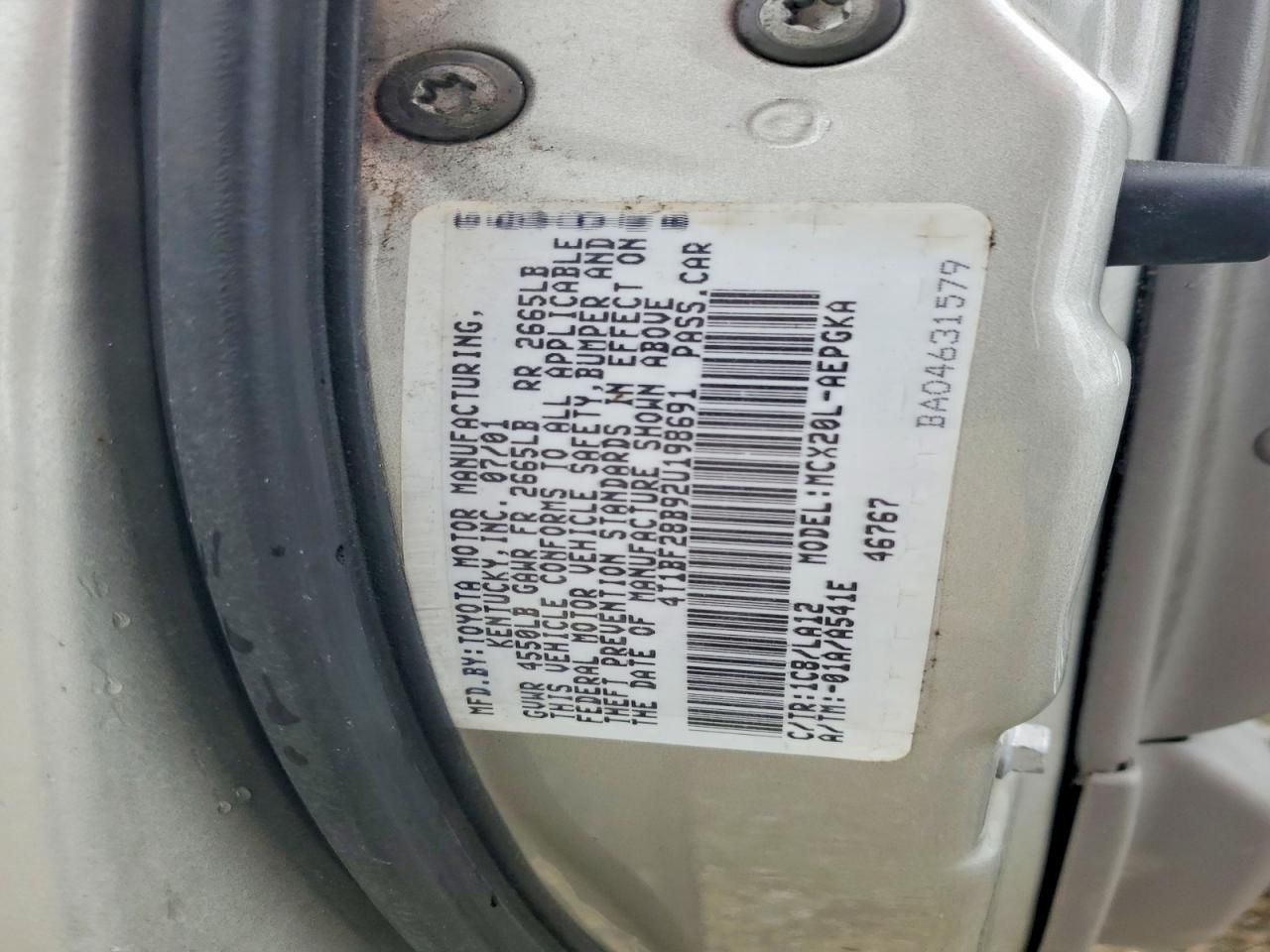 2002 Toyota Avalon xl