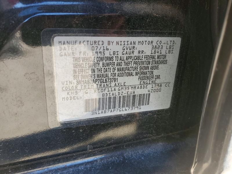 2016 Nissan Sentra s