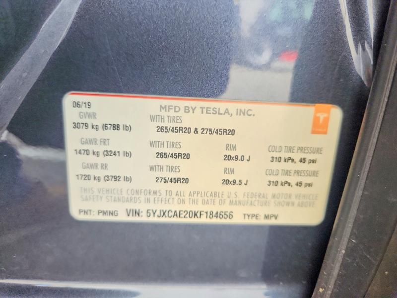 2019 Tesla Model x