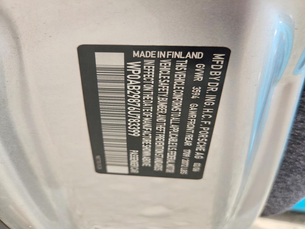 2006 Porsche Cayman s