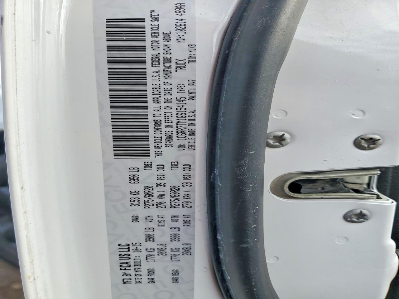 2016 Dodge RAM 1500 SLT