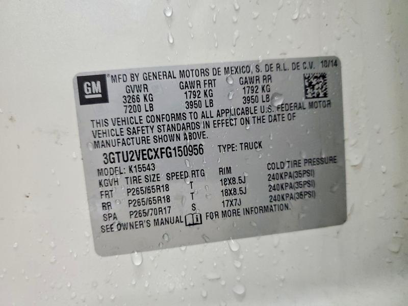 2015 GMC Sierra K1500 slt