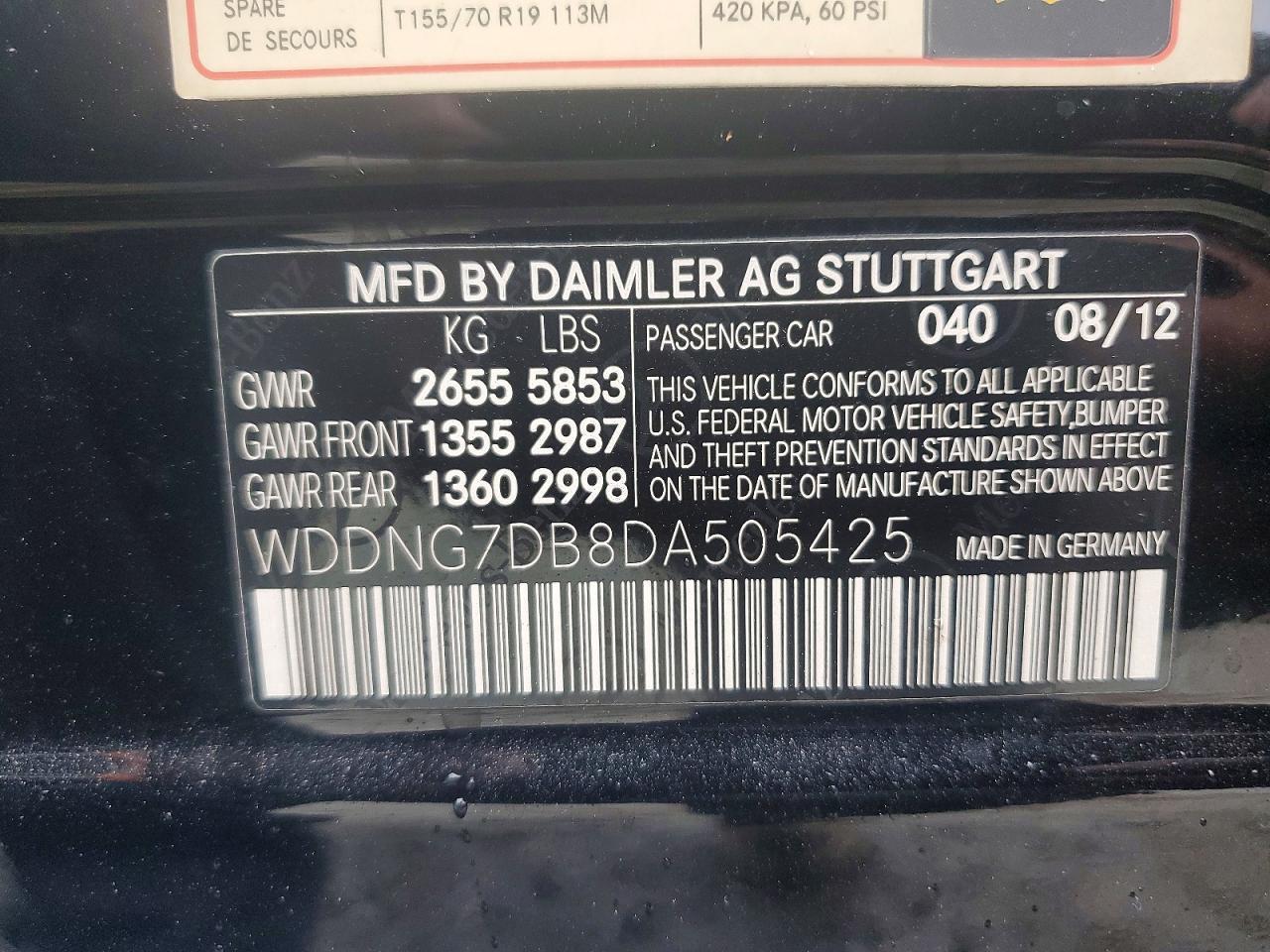 2013 Mercedes-Benz S 550