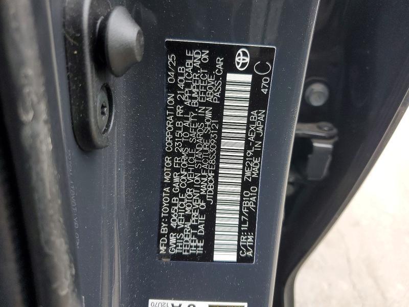 2025 Toyota Corolla Hybrid le