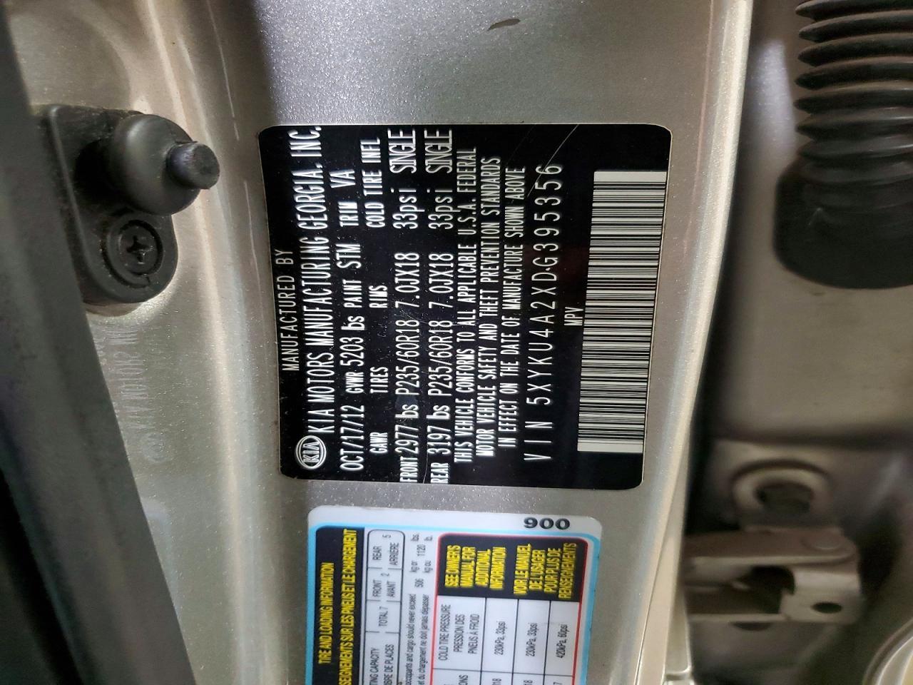 2013 KIA Sorento ex