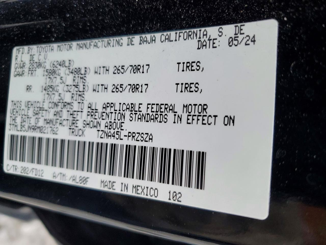 2024 Toyota Tacoma TRD OFF-Road