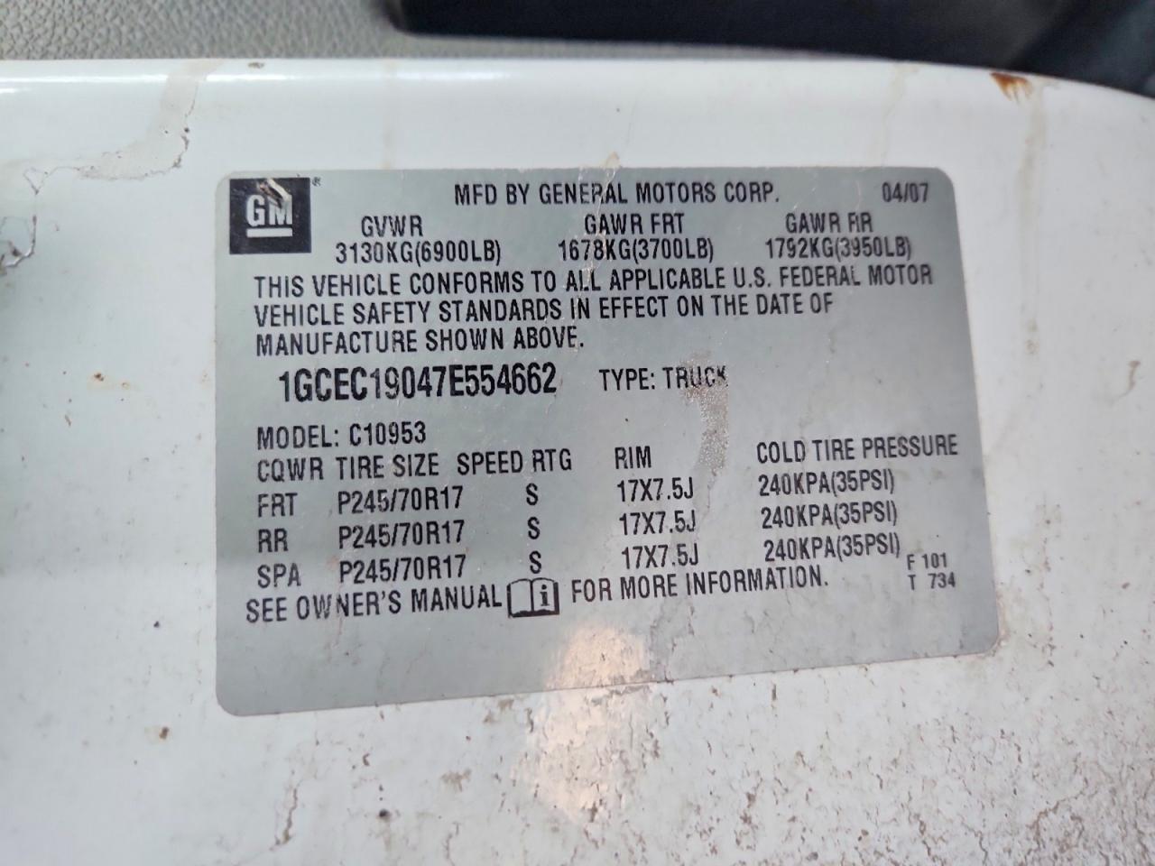 2007 Chevrolet Silverado C1500