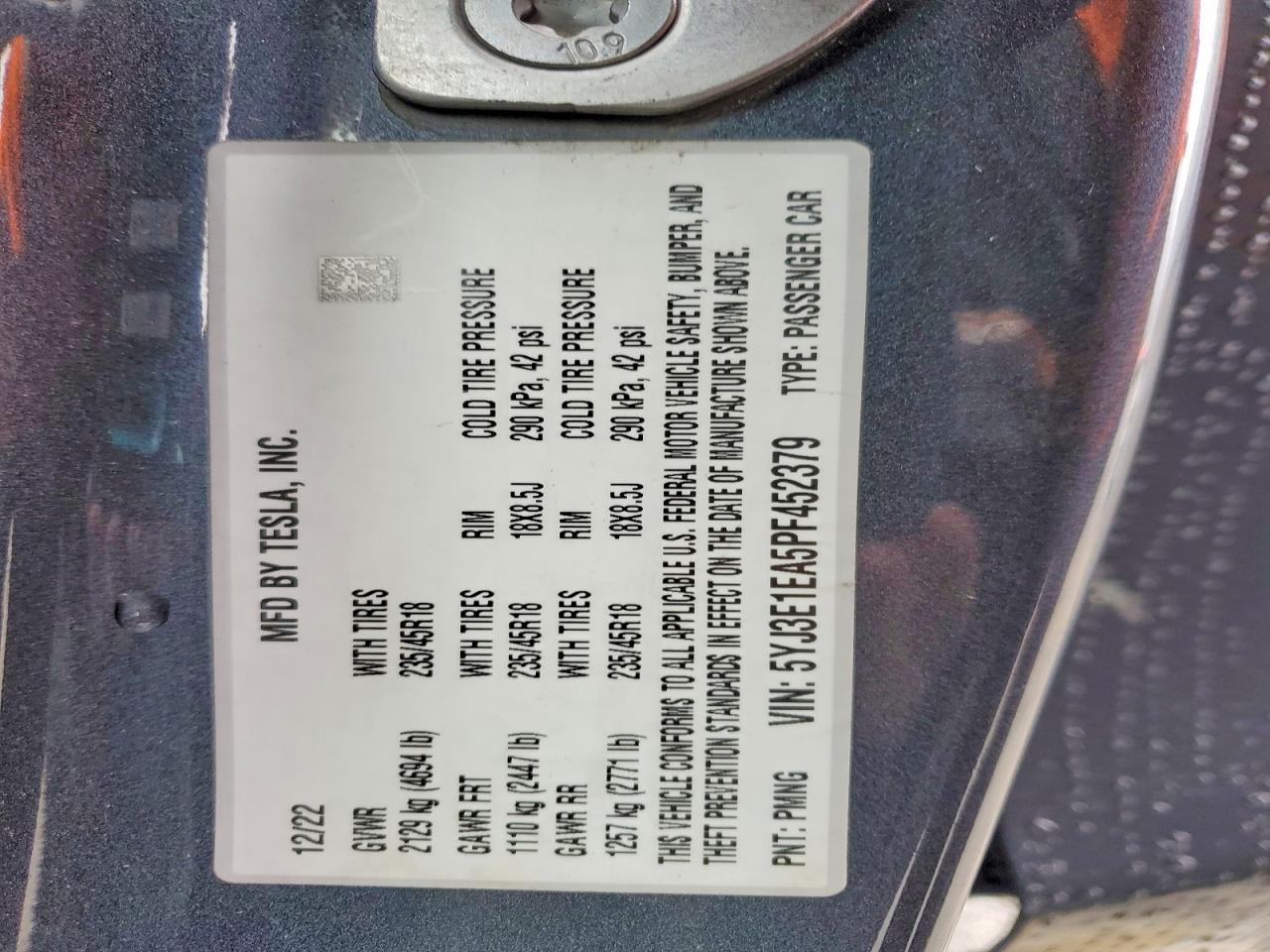 2023 Tesla Model 3