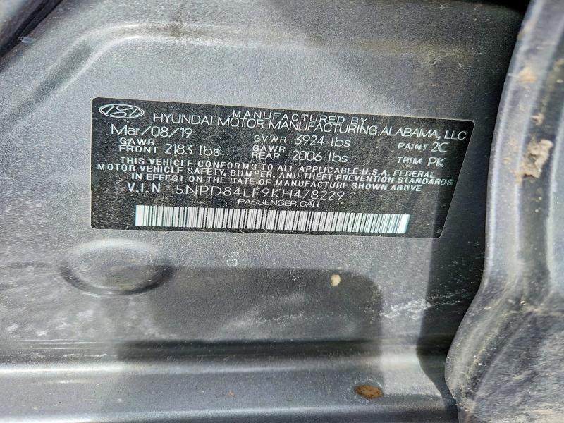 2019 Hyundai Elantra sel