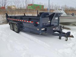 Salvage trucks for sale at Columbus, OH auction: 2020 Sclz 2020 SURE-TRAC Dump Trailer