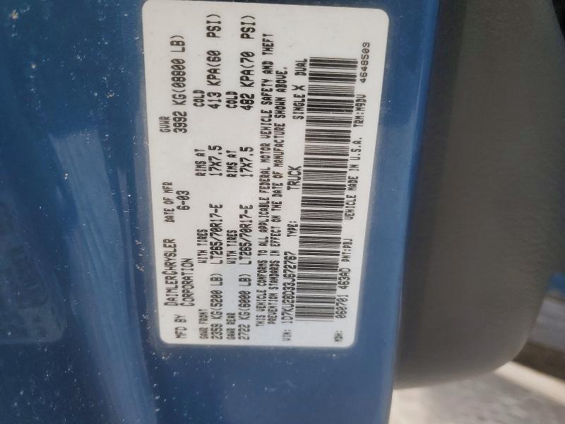 2003 Dodge Ram 2500 st