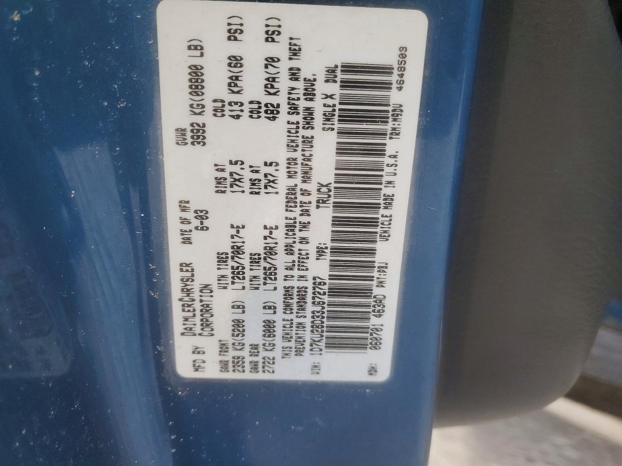 2003 Dodge Ram 2500 st