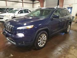 Jeep salvage cars for sale: 2015 Jeep Cherokee Limited