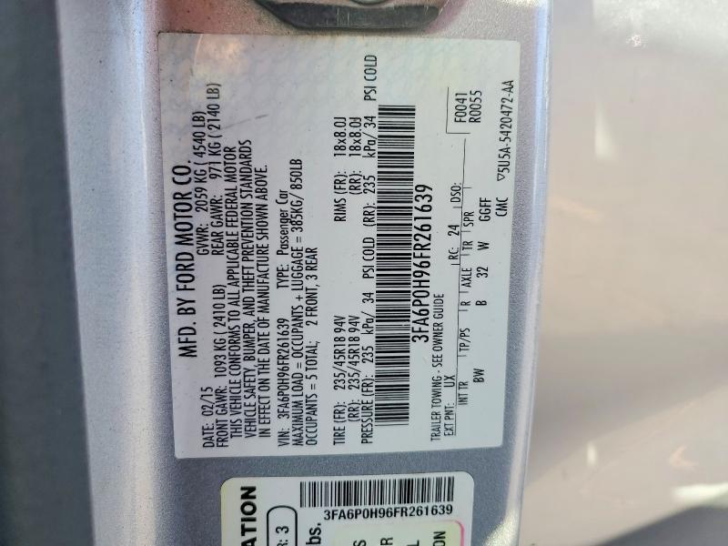 2015 Ford Fusion se