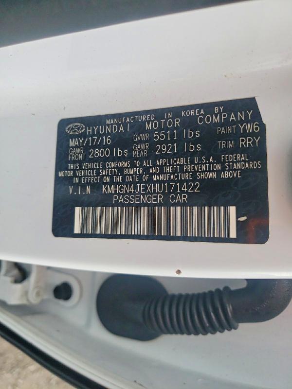 2017 Genesis G80 3.8