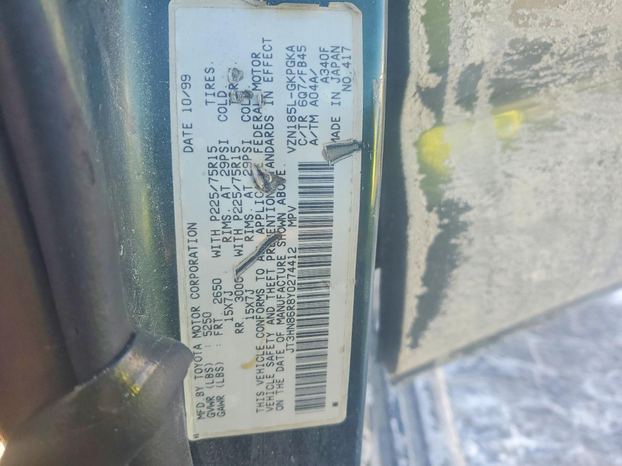 2000 Toyota 4runner SR5