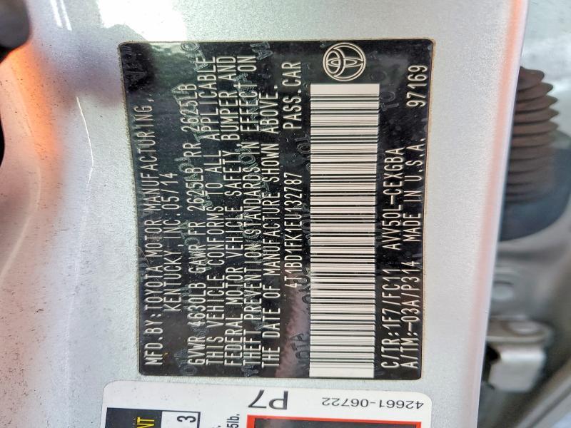 2014 Toyota Camry Hybrid xle