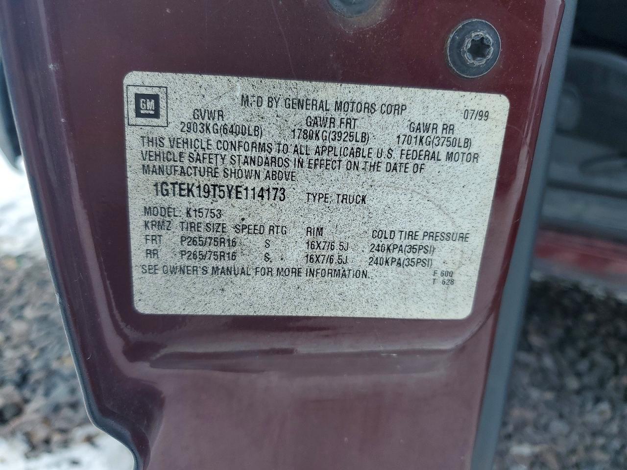 2000 GMC New Sierra K1500