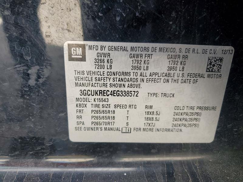 2014 Chevrolet Silverado K1500 lt