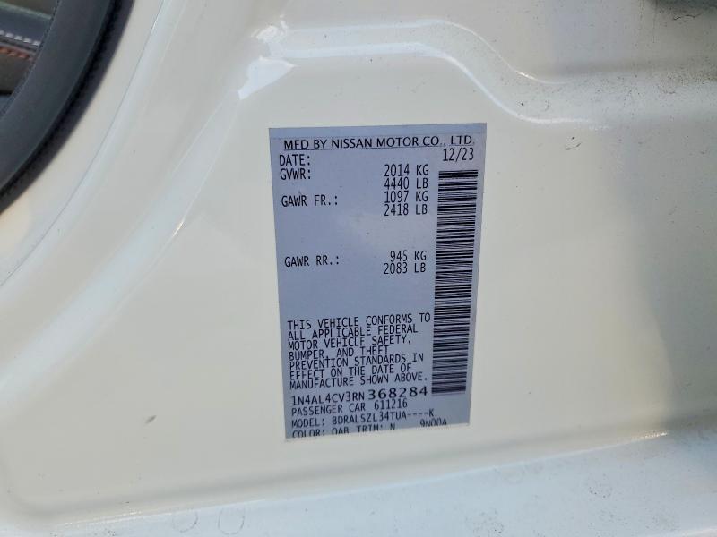2024 Nissan Altima 2.0 sr