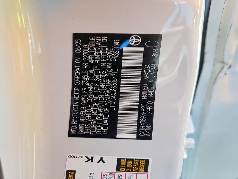 2025 Toyota Prius le