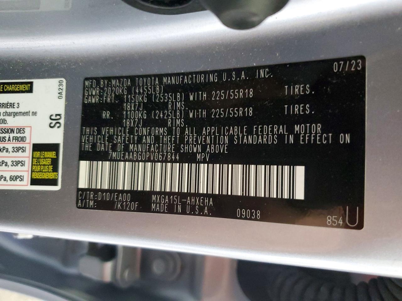 2023 Toyota Corolla Cross xle