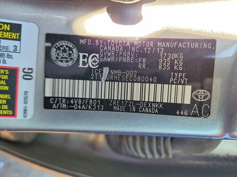 2014 Toyota Corolla l