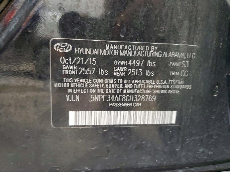 2016 Hyundai Sonata Sport