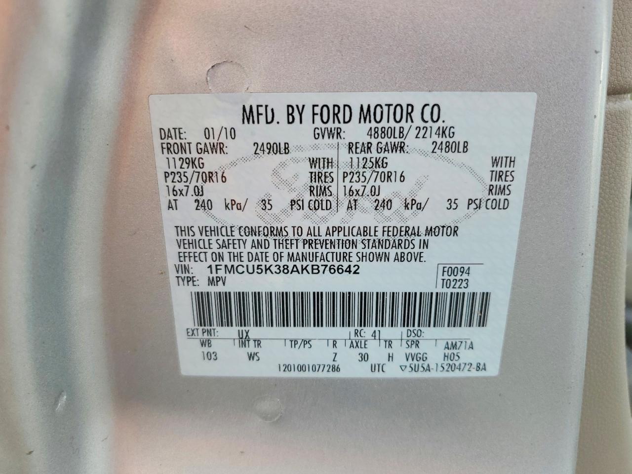 2010 Ford Escape Hybrid