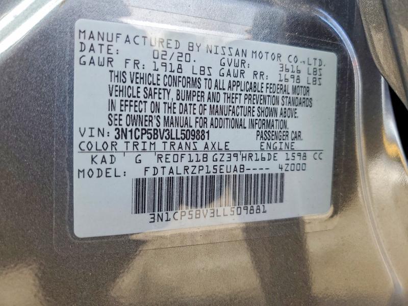 2020 Nissan Kicks s