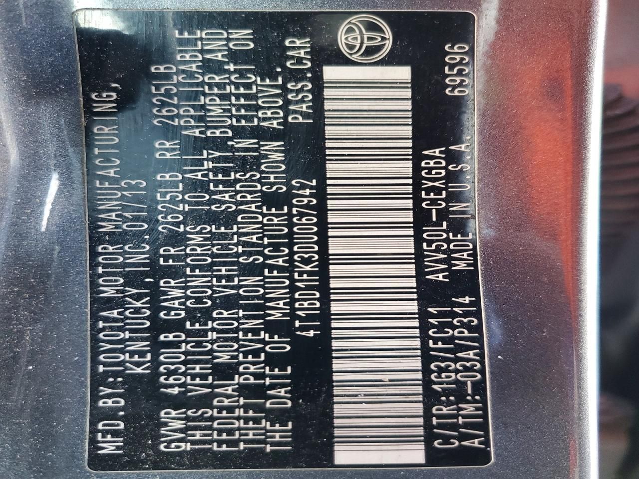 2013 Toyota Camry Hybrid