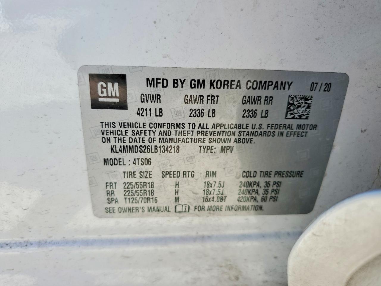 2020 Buick Encore gx Select