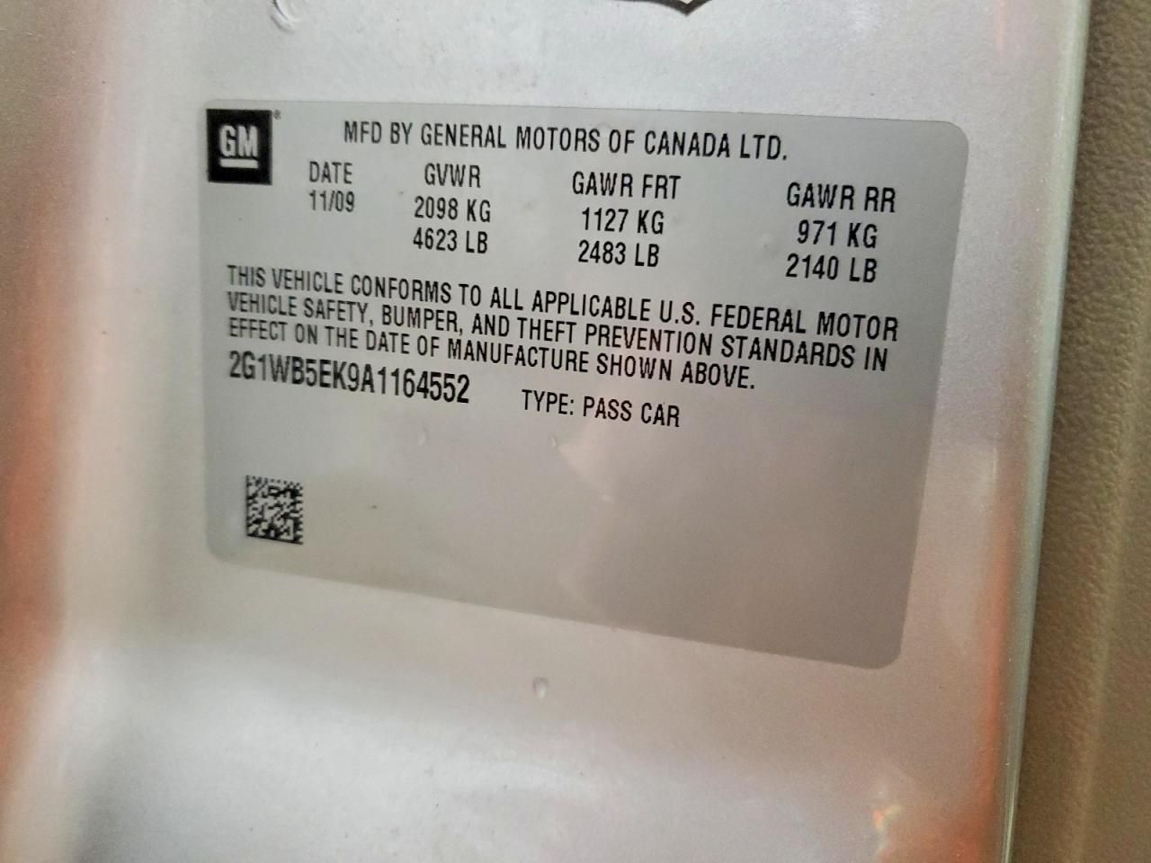 2010 Chevrolet Impala lt