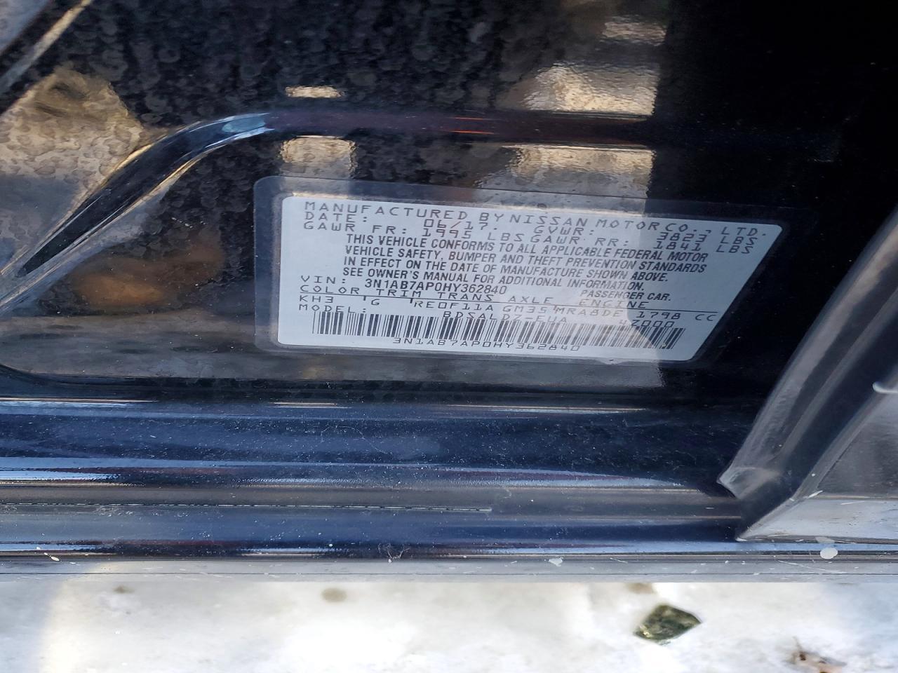2017 Nissan Sentra s