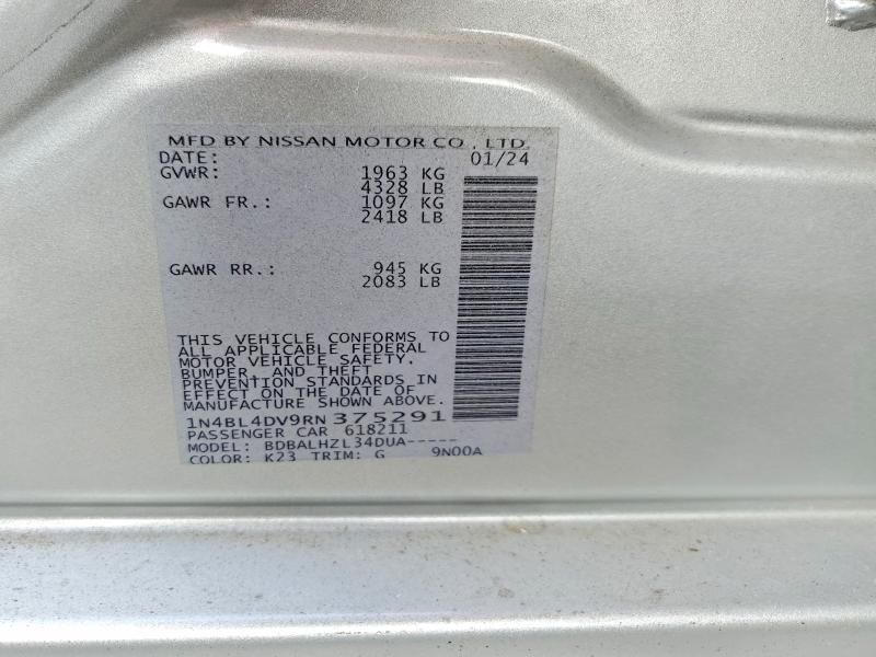 2024 Nissan Altima sv