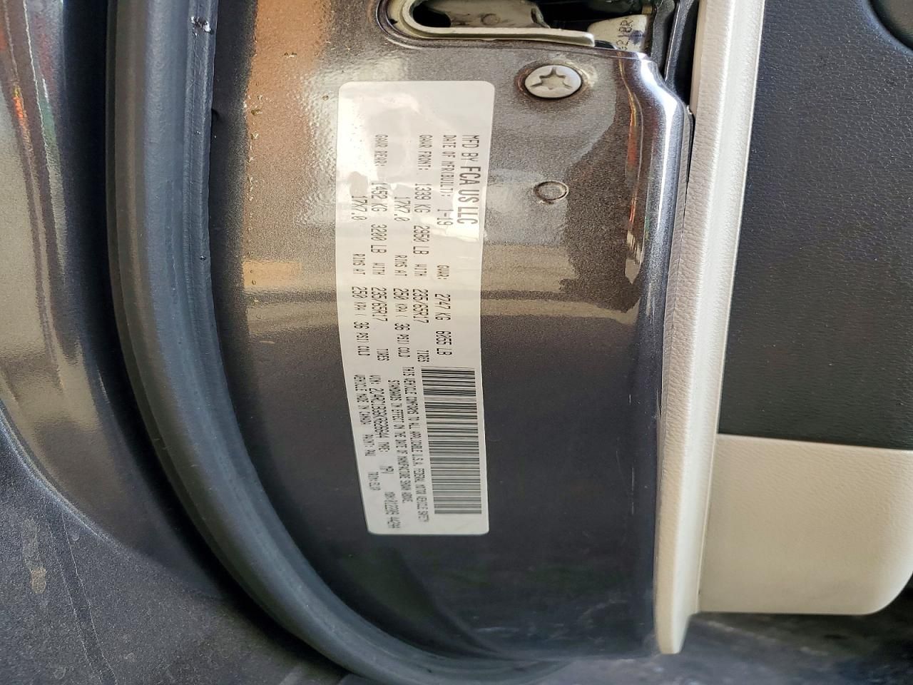 2019 Chrysler Pacifica Touring l